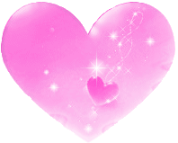 Gif animé coeur rose